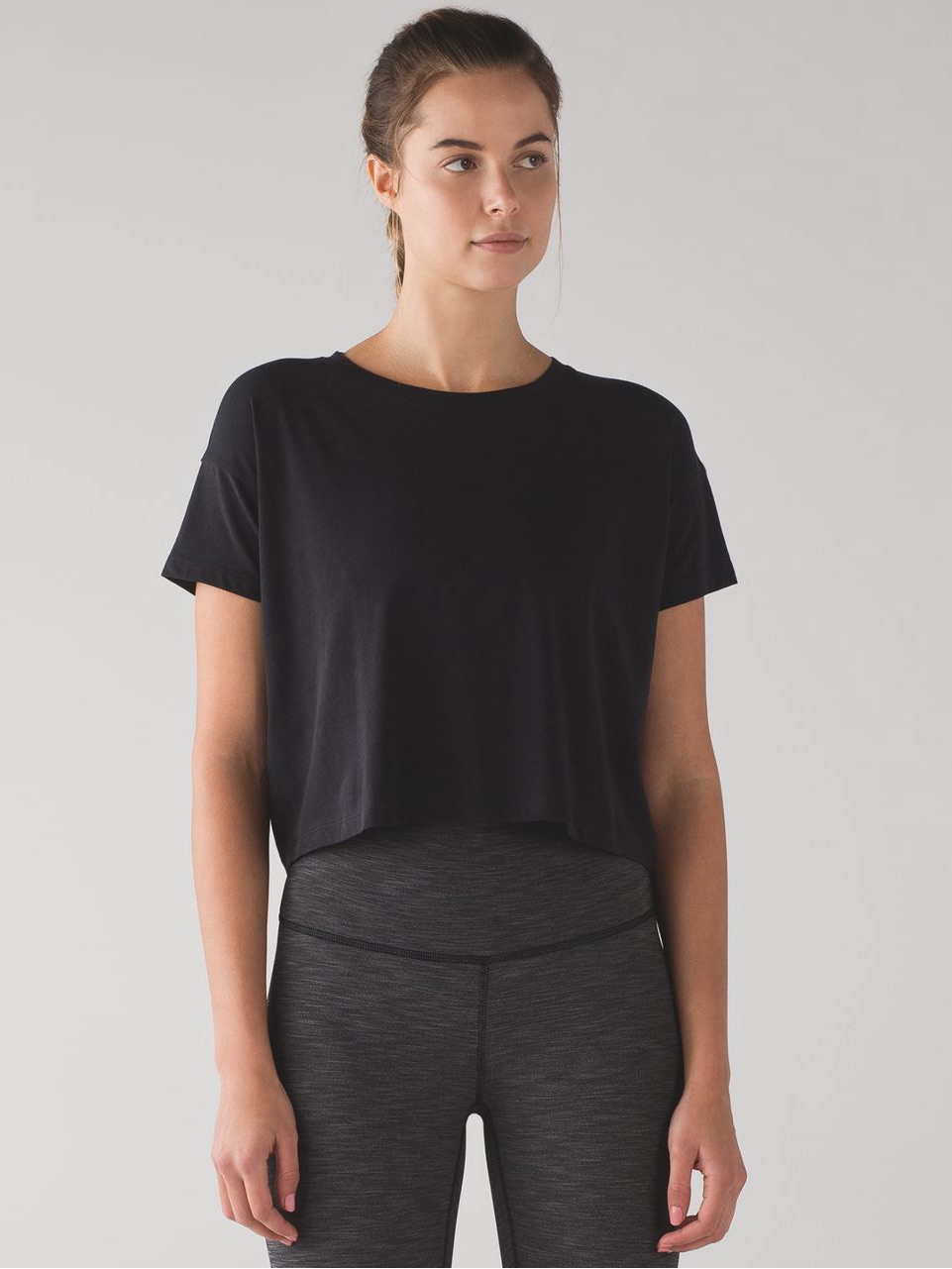 Lululemon Cropped Tee - Black